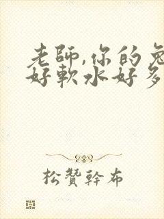 老师,你的兔子好软水好多