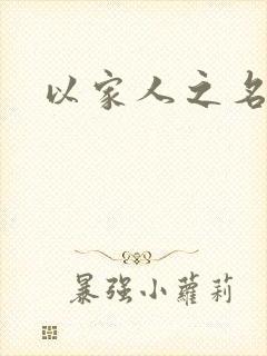 以家人之名小说