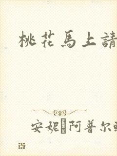 桃花马上请长缨