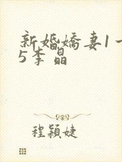 新婚娇妻1一25李晶