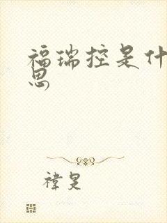 福瑞控是什么意思