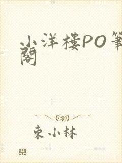 小洋楼PO笔趣阁