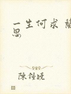 一生何求 兰思思