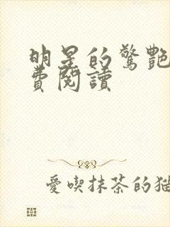 明星的惊艳史免费阅读