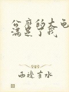 公么的大龟强大满足了我