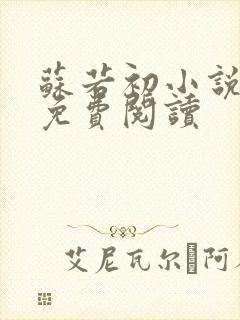 苏若初小说全文免费阅读