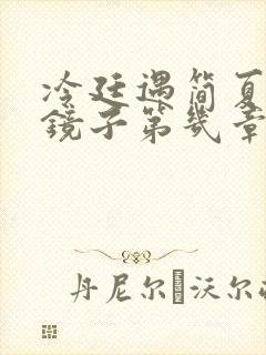 冷廷遇简夏对着镜子第几章