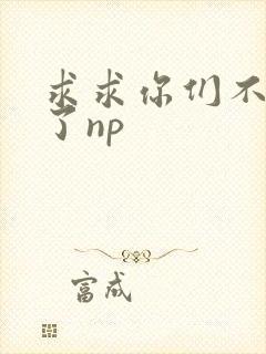 求求你们不要做了np