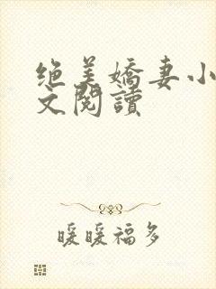 绝美娇妻小说全文阅读