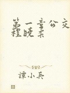 第一章公交激战程晓柔