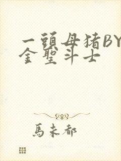 一头母猪BY黄金圣斗士