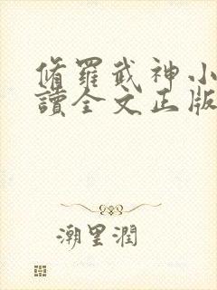 修罗武神小说阅读全文正版