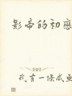 影帝的初恋