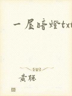 一屋暗灯txt