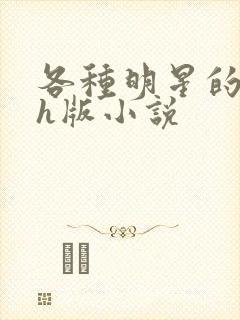 各种明星的综艺h版小说