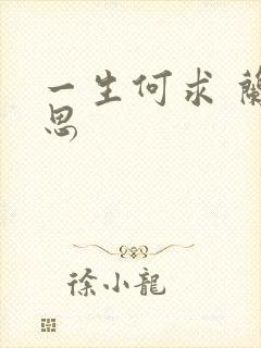 一生何求 兰思思