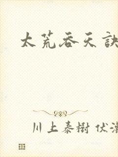 太荒吞天诀小说