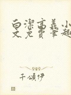 白洁高义小说全文免费笔趣阁在线阅读