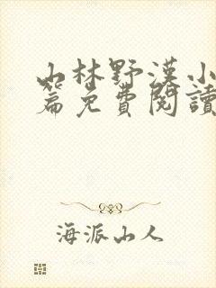 山林野汉小说全篇免费阅读