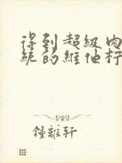 得到超级肉禽系统的维他柠檬茶