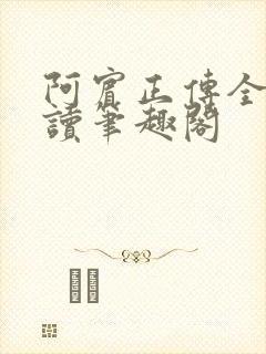 阿宾正传全文阅读笔趣阁