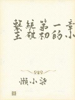 系统第一章给宿主破初的小说