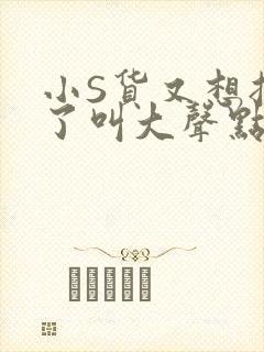 小S货又想挨C了叫大声点小