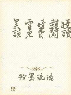 吴雪晴赵晓东小说免费阅读