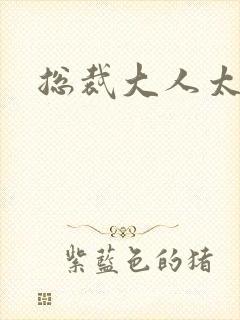 总裁大人太勇猛