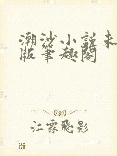 潮沙小说未删减版笔趣阁