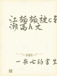 江楠楠被c到高潮高h文