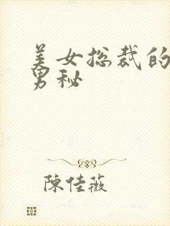 美女总裁的贴身男秘