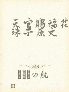 天官赐福花怜塞珠子原文