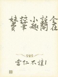 妹控小说全文免费笔趣阁在线阅读