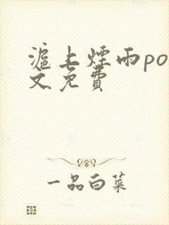 沪上烟雨po全文免费