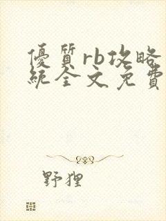 优质rb攻略系统全文免费阅读