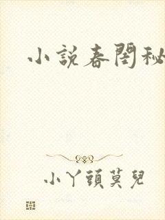小说春闺秘史