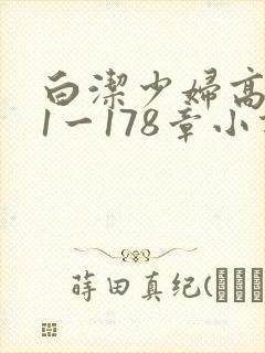 白洁少妇高义第1一178章小说