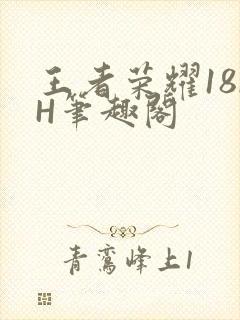 王者荣耀18rH笔趣阁