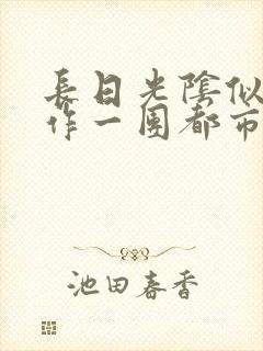 长日光阴似箭乱作一团都市言情