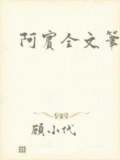 阿宾全文笔趣阁