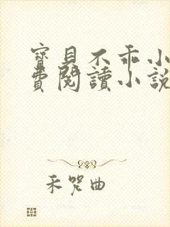 宝贝不乖小说免费阅读小说