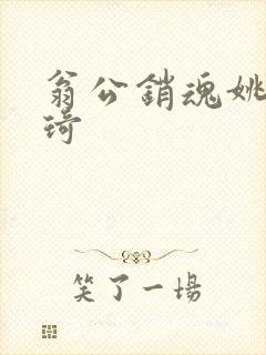 翁公销魂姚瑶琦琦