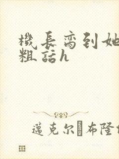 机长脔到她哭h粗话h