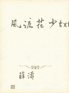 风流花少txt