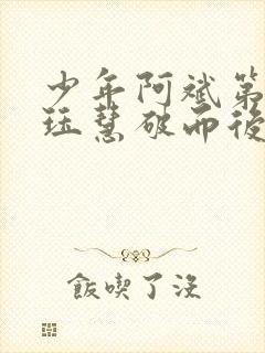 少年阿斌第二部珏慧破而后立