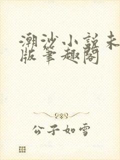 潮沙小说未删减版笔趣阁