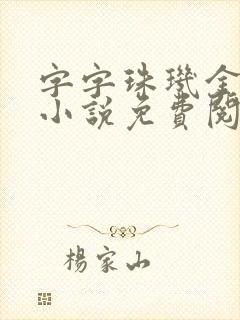 字字珠玑金银花小说免费阅读