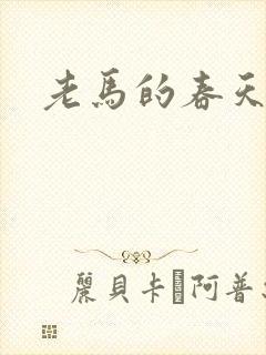 老马的春天敏静