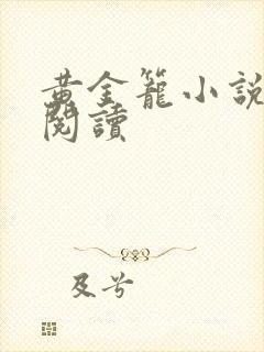 黄金笼小说免费阅读